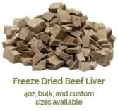 Rudy’s “I’m Begging for” Freeze-Dried Beef Liver – 100% Single-Ingredient USDA Beef Liver, Grain-Free, No Preservatives or Fillers – Natural Dog Treats for Training & Rewards – 4 oz