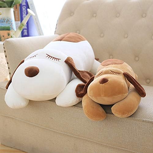Soft Large Dog Plush Hugging Pillow, Giant Dogs Puppy Stuffed Animals Toy Gifts for Kids, 27.5"