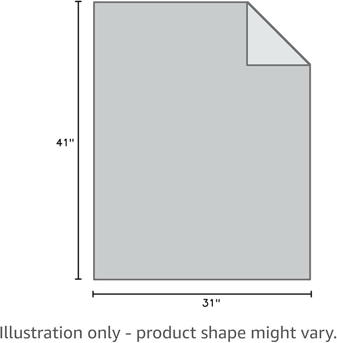 Soft Dog Blanket for Large Dogs - Fluffy Pet Blanket for Cats & Puppy, Reversible Paw Print Design Throw Blanket for Bed, Couch, or Travel - 41x31 Inch, Gray