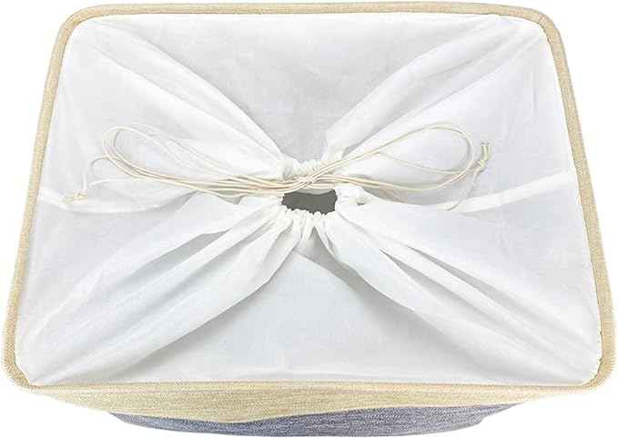 Custom Dog Basket for Toys Collapsible Storage Bin Grey Pink Blue Rectangular Pet Storage Organizer Box with Handles Extra Large Customized Name