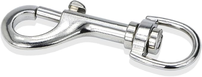 Heavy Duty Swivel Snap Hooks Pet Buckle Trigger Clip Clasp for Linking Dog Leash Collar Key Chain Clothlines (2-3/4" (7cm), 20 Pack)
