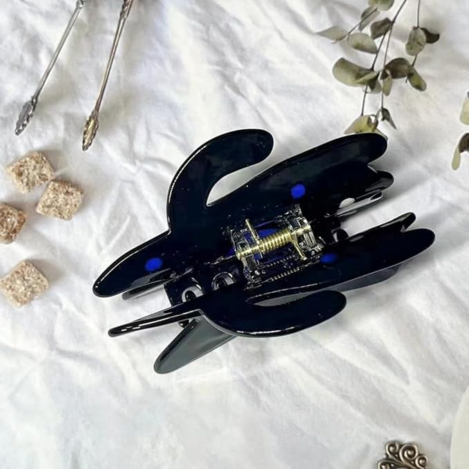 Funny Standing Cat Hair Clip,Acetate Claw Clips,Hair Clips for Women,Brown