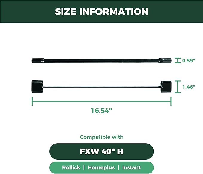 FXW Playpen Connector (Pack of 2), Playpen Accessories Only for FXW Dog Playpen, Designed for 40" Height FXW Homeplus/Rollick/Instant Playpen (Playpen Not Included), Black│Patent Pending