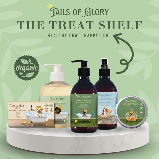 -100% Natural Dog Cologne Spray - Tropical Bliss Dog Perfume - Calming- Vegan - Chamomile, Calendula & Aloe Vera calming - Pet Deodorizing Spray - Made in the UK - 10 Fl Oz