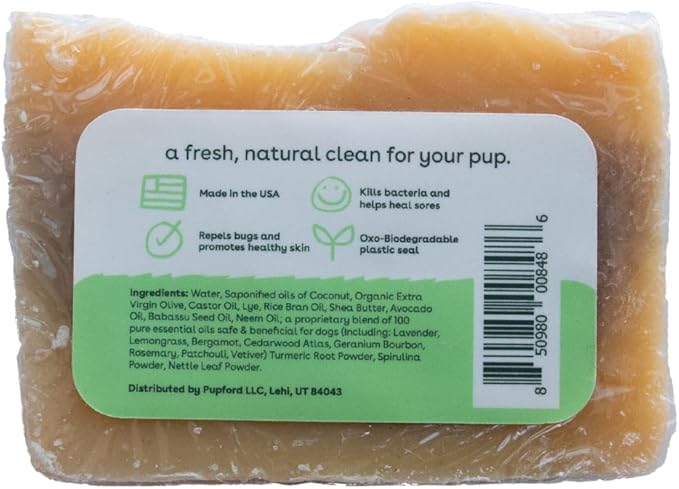 Pupford Sudsy Shampoo Bar for Dogs (Alpine Meadow)