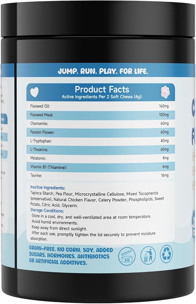 Calming Chews for Cats 200 PCS Cat Calming Treats with Chamomile & Melatonin for Cats Travel, Vet Visits, Separation Anxiety, Chicken Flavor