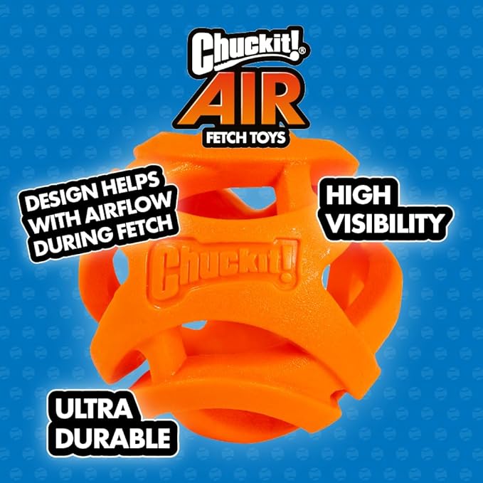 Chuckit! Air Fetch Wheel Dog Toy, Orange