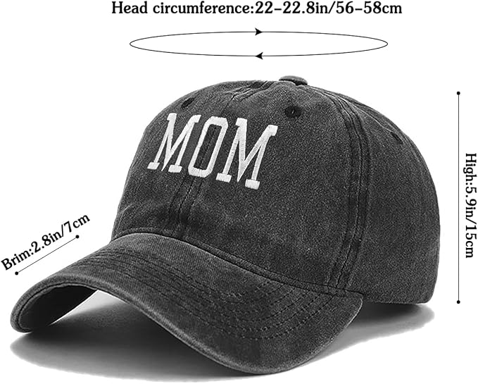 Malaxlx Baseball Cap for Women Men Adjustable Vintage Washed Cotton Distressed Baseball Snapback Caps