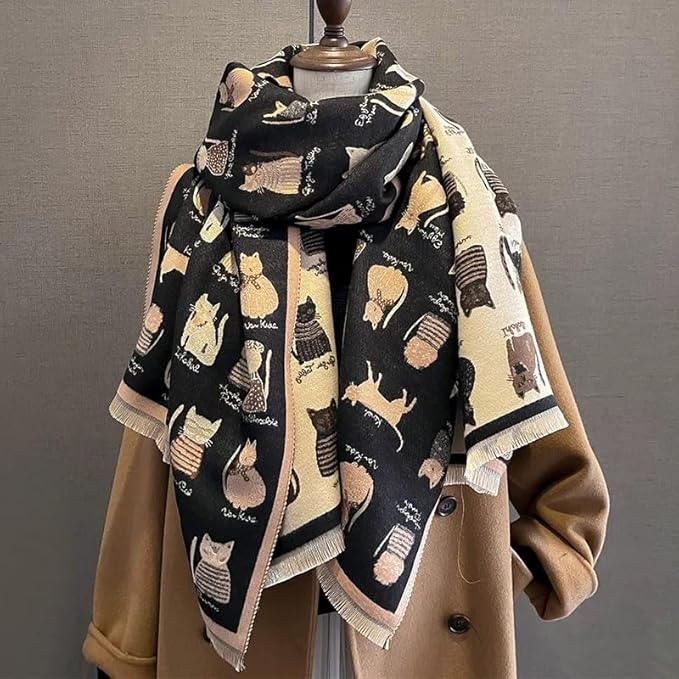 Jeelow Womens Pashmina Shawl Wrap Scarf - Elegant Dressy Evening Poncho Cape for Formal and Wedding Outfits