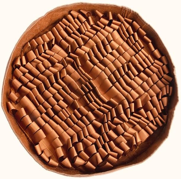 Reggie Stimulating Feeder Mat for Dogs | Slow Feeding Snuffle Mat to Reduce Speed Eating, Stress & Boredom | Dog Enrichment Toy for Mental Stimulation | Vet-Approved, Durable & Washable | Bark Brown