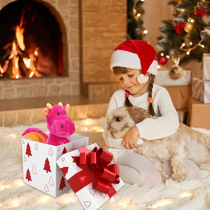 Dog Toys for Large Plush Dog Chew Toy with Squeaker and Crinkle Paper, Interactive Puppy Toys to Reduce Boredom and Anxiety, Tough Tug of War Pet Toys for Small, Medium and Large Dogs