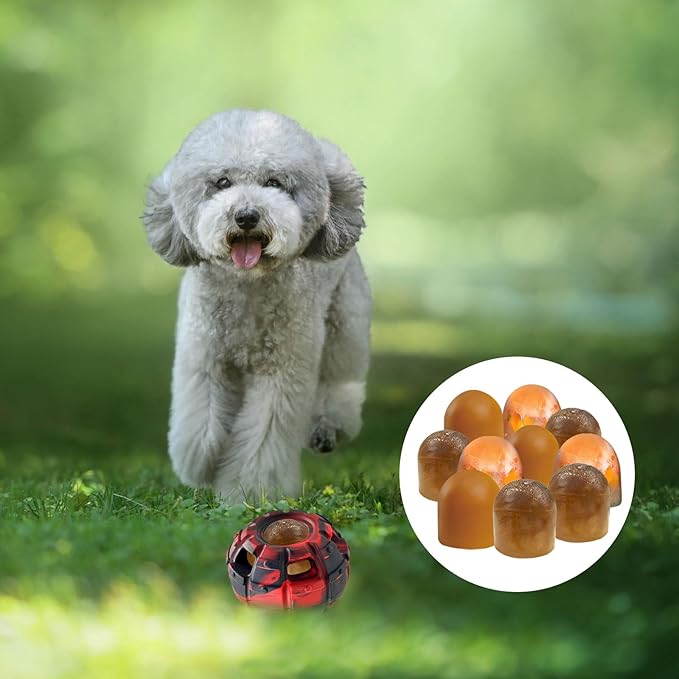 Yipetor Dog Toy, Frozen Dog Treats to Keep Dogs Busy, Interactive Treat Dispensing Dog Toy Puzzle, Interactive Chew Toys for Puppy Small Medium Dog, Power Chewer, Durable Rubber-Easy to Clean(Small)