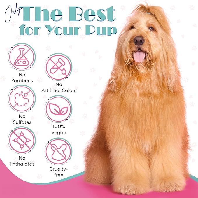 Floof by Brodie - Everydog Bathtime Duo - Gentle Dog Shampoo and Conditioner for All Coat Types - 16 oz - Pack of Two