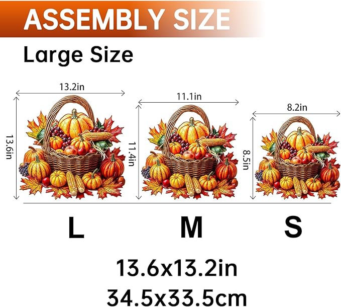 Jigfoxy Wooden Puzzles for Adults, Fall Wood Puzzles Adult, Unique Animal Shape Wooden Jigsaw Puzzles for Adults, Birthday Gifts for Puzzle Lovers, Family (M-11.4 * 10.1in-190pcs)