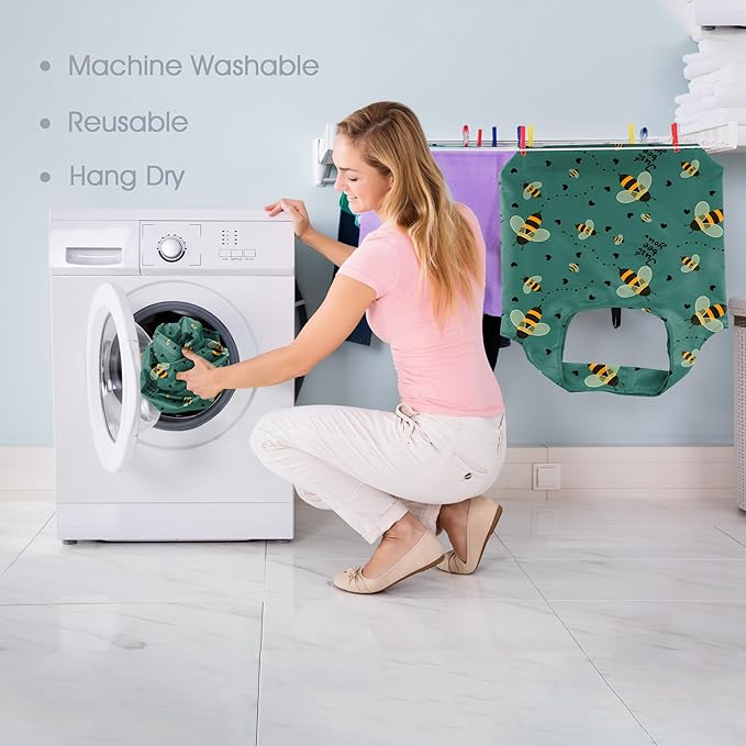 BeeGreen Animals Reusable Grocery Bags Bees Turtles Flamingo Peacock Alpaca Butterfly Lovers Gifts Shopping Bags Bulk 50LBS X-Large Foldable-Heavy Duty