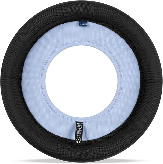 OllyDog Super Flyer Dog Frisbee Toy, 11" – Durable, Lightweight & Water-Resistant Flying Disc – Soft on Teeth & Gums – Floats on Water – Outdoor Fetch Toy for Medium & Large Dogs (Blue Heron)