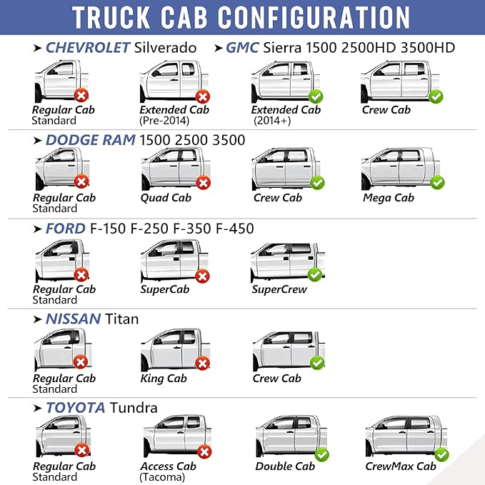 Back Seat Extender for Dogs Truck-Upgraded PU Leather-Dog Pet Seat Cover Back Seat Hard Bottom 500lbs, Anti-Scratch Dog Hammock for Crew Cab Trucks F150, RAM1500, Sierra, Tundra, Silverado