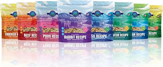 Shepherd Boy Farms Freeze Dried Raw Dog Food, Beef Recipe, All Natural, No Synthetics, Made in USA with Goat's Milk & Organic Produce, High Protein, Complete Meal (48oz)