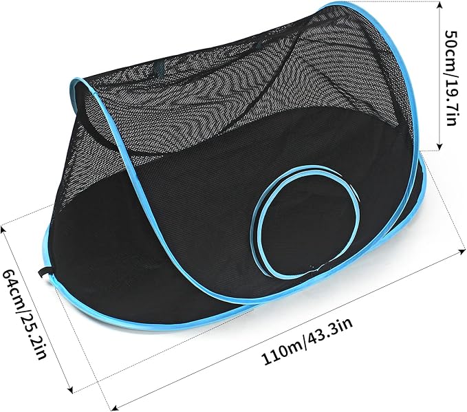 INTURN Cat Furniture Tent for Indoor and Outdoor Playpen Portable Cat Tunnels, Outdoor Kennel (Play Kennel)