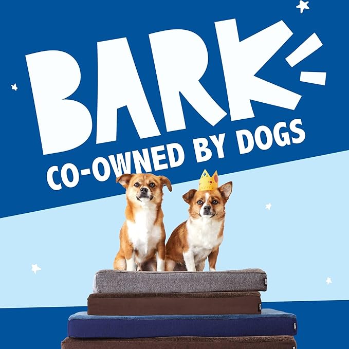 Barkbox Orthopedic Dog Bed with Memory Foam, Premium Comfort for Dogs and Puppies, Large Sized Dog Bed for Joint Relief and Restful Sleep, Durable and Easy to Clean - Grey, Large