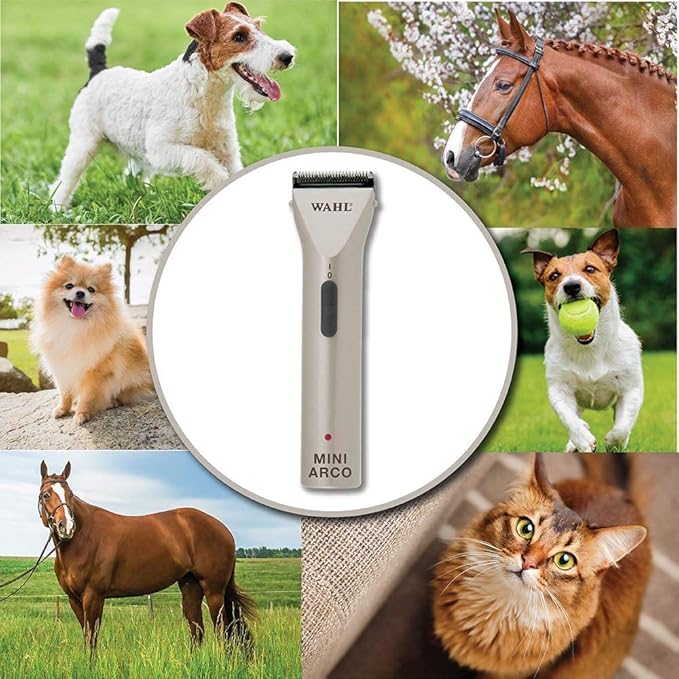 Wahl Professional Animal MiniArco Corded/Cordless Pet, Dog, Cat, and Horse Trimmer Kit