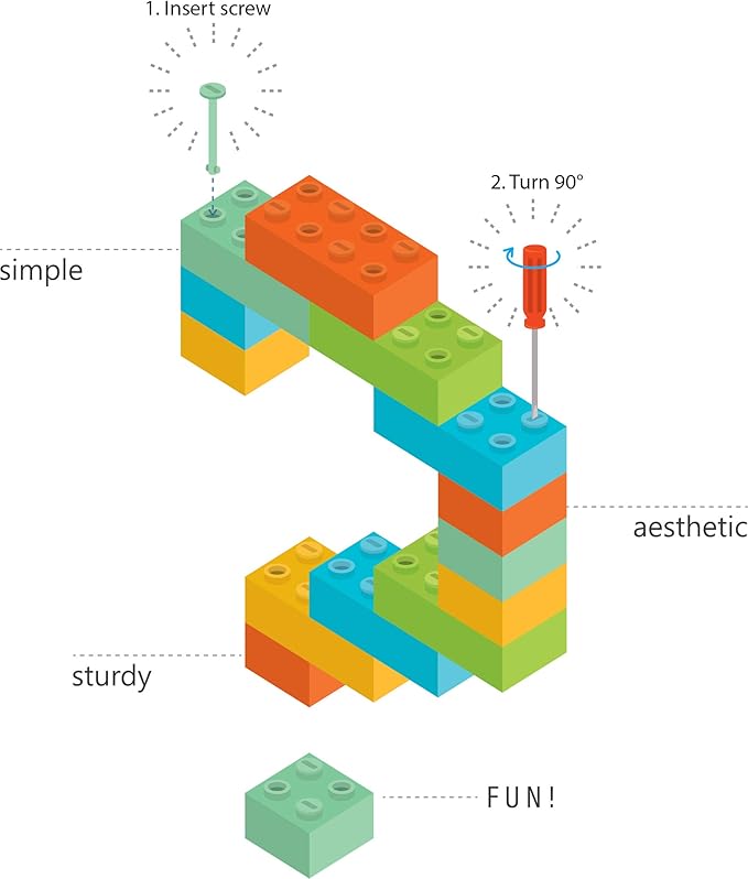 JEKCA Cat 18S-M01 | Tabby Cat Plastic Building Blocks | Age 14+