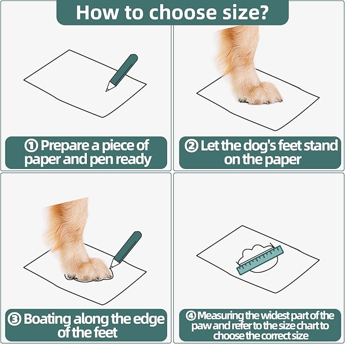 Hcpet Dog Boots for Large Dogs, Dog Shoes for Hot Pavement Winter Snow, Paw Protector Dog Booties Designed for Comfort and Breathability, Outdoor Booties for Small Medium Dogs for Hiking Black Size 2