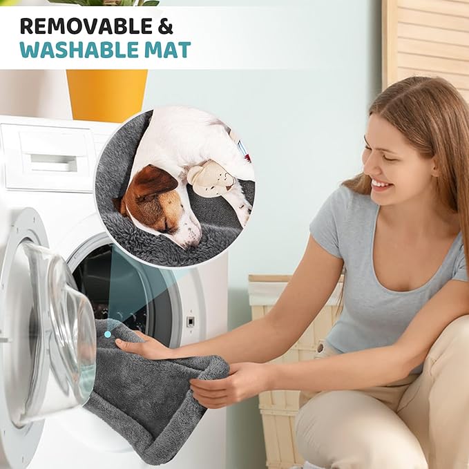 JUNGYOUN Premium Cat Carrier - Pet Carrier for Cat & Small Dogs up to 15lbs - Airline Approved Travel Dog Carrier with Anti-Escape Zippers, Collapsible Travel Bowl & Padded Strap