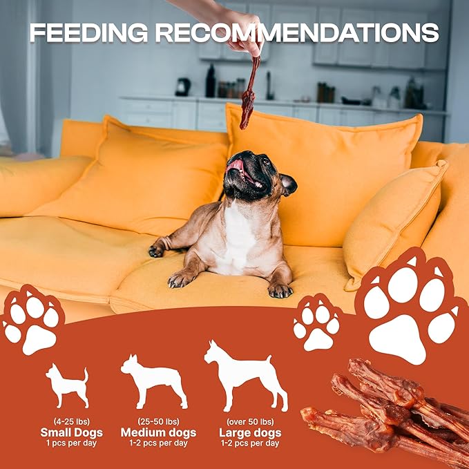 PETPHABET Alternative Bully Sticks Dog Chews - 7'' Digestible Rawhide Free Dog Treats for Medium Large Breed with Sensitive Stomachs, Healthy Snack with Low Odor, Beef Bully Flavor, 10 Count