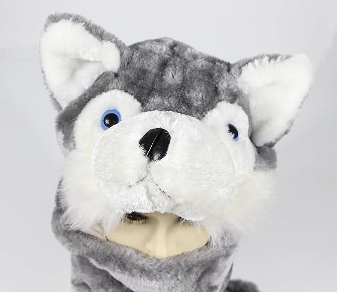 Plush Novelty Animal Hat: One Size Fits All Adults & Children/Soft, Warm Beanie Hat