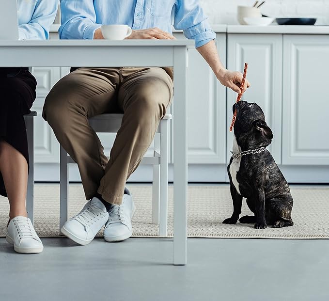 hotspot pets Beef Esophagus Dog Treats (12 Inch Chews- 12 Count) (Grass Fed with No Added Hormone & Antibiotic All Natural Jerky Dog Treats - Chews Rich in Glucosamine & Chondroitin for Joint Health