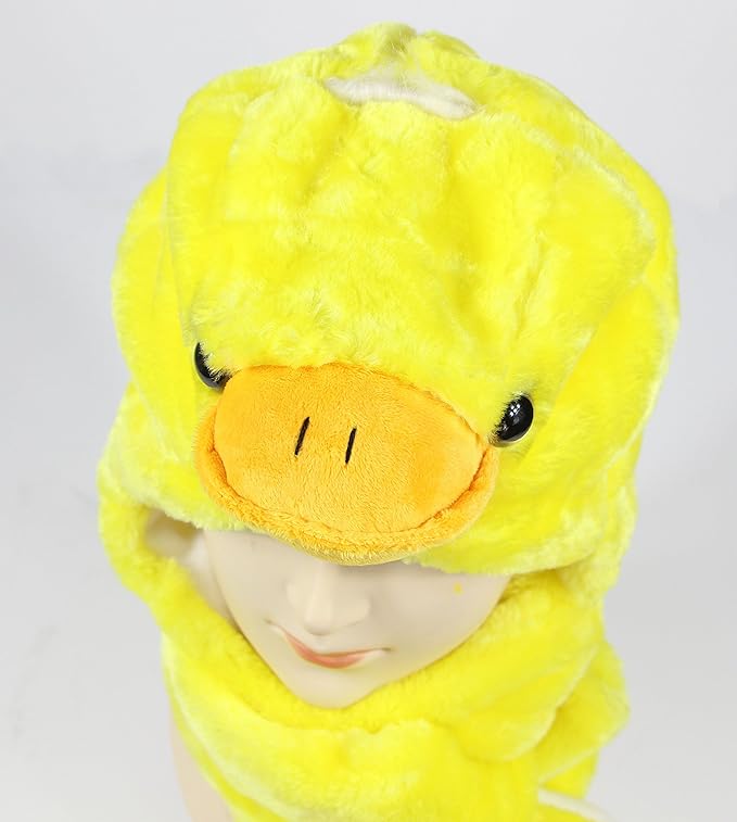 Plush Novelty Animal Hat: One Size Fits All Adults & Children/Soft, Warm Beanie Hat