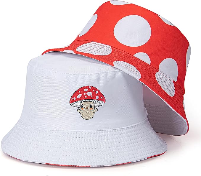 Psychedelic Bucket Hat Fisherman Cap for Women Men, Trippy Art Casual Travel Beach Sun Hats for Summer