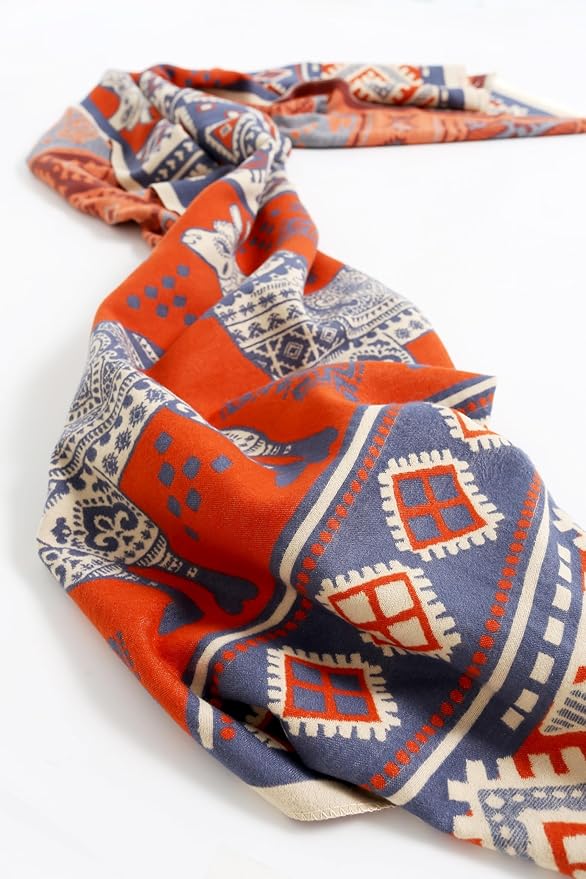 Jeelow Womens Pashmina Shawl Wrap Scarf - Elegant Dressy Evening Poncho Cape for Formal and Wedding Outfits