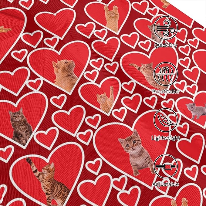 Cute Cat Cap Cat Baseball Cap Cat Sun Hat Adjustable Cap Cute Hat Trucker Hat Cap for Women Men