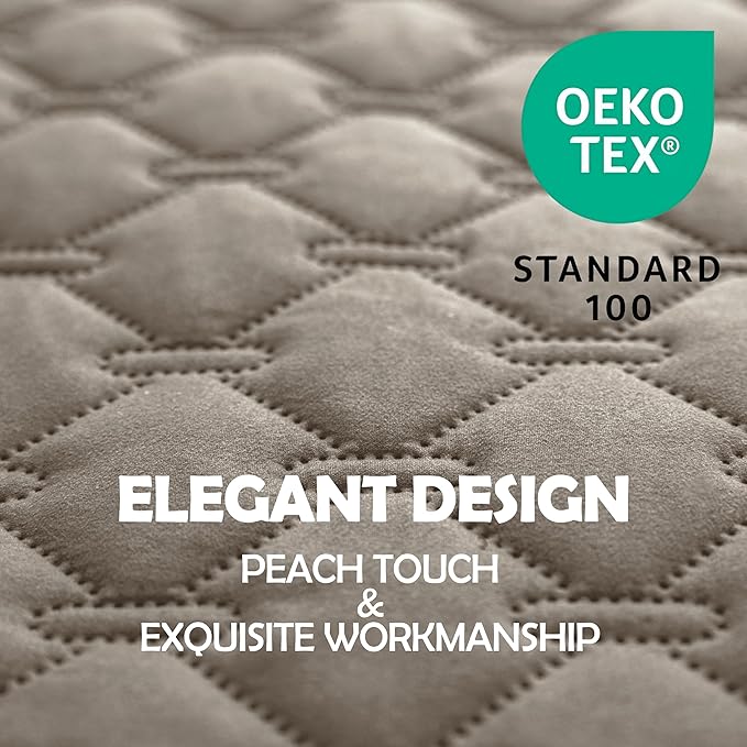 gogobunny 3X Stronger Waterproof Pet Blanket, Scratch Proof Furniture Protector for Dogs Cats, Reversible Cover 30x30 Inch, Dark Stone