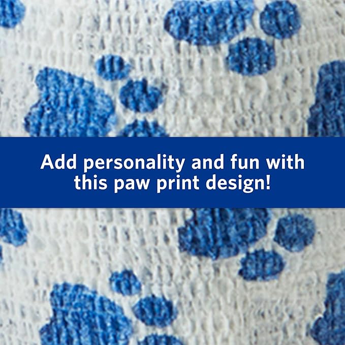 PetFlex Paw Pack – Flexible Self-Adhering Elastic Bandage for Wound Care – First Aid Wrap for Small Animals Like Dogs, Cats, and Other Pets - 2 inch, 6 Rolls