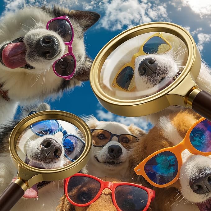 Dog Selfie Jigsaw Puzzles 1000 Pieces for Adults -Challenging Fun Puppy Road Trip Art, Premium Matte Finish, 27.56 x 19.68 Inches, Perfect for Game Nights