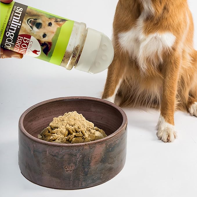 Herbsmith Bone Broth Kibble Seasoning - Freeze Dried Meat + Bone Broth Powder for Dogs - Chicken - 3.5 oz