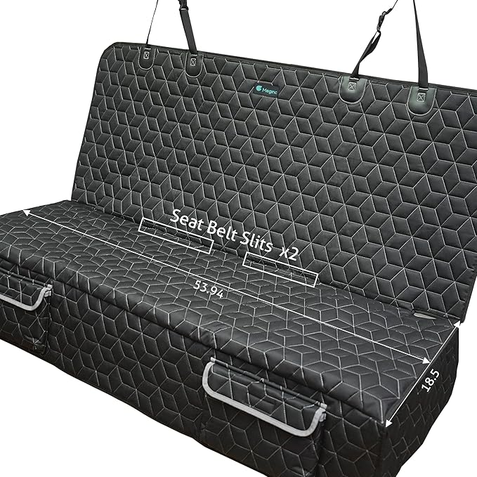 Dog Car Seat Cover for Back Seat, Waterproof RAV4 Backseat Cover for Dogs in Car Heavy Duty Nonslip Back Seat Cover Protector for Rav4/Honda CR-V/Subaru CrossTrek/Mazda CX5/Hyundai Tuscon