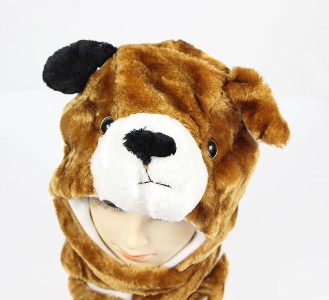Plush Novelty Animal Hat: One Size Fits All Adults & Children/Soft, Warm Beanie Hat