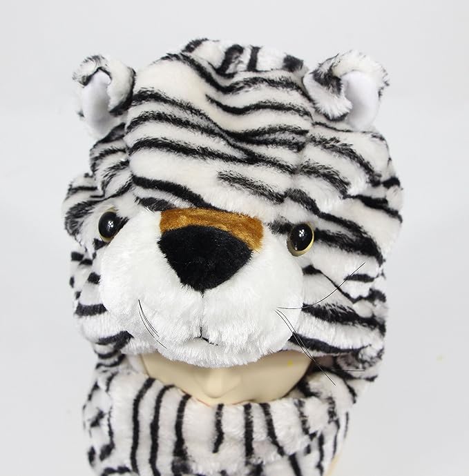 Plush Novelty Animal Hat: One Size Fits All Adults & Children/Soft, Warm Beanie Hat