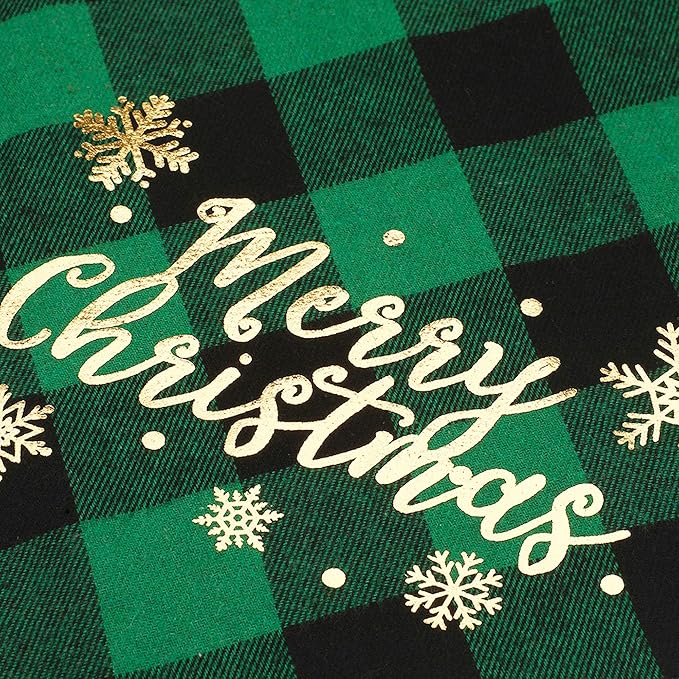 ADOGGYGO 2 Pack Christmas Dog Plaid Bandana Triangle Bib Set Pet Christmas Bandanas Scarf Accessories for Large and X-Large Dogs Pets (X-Large)