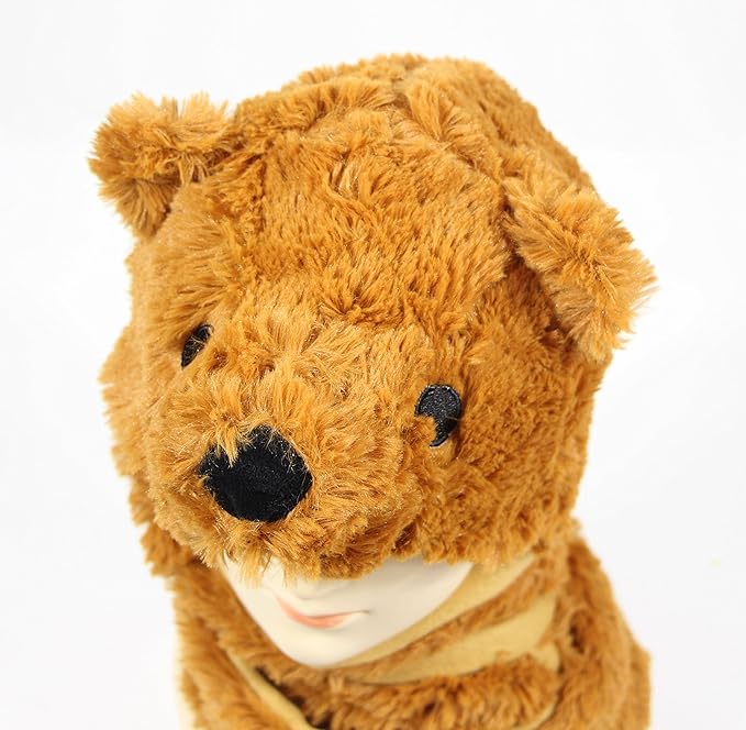 Plush Novelty Animal Hat: One Size Fits All Adults & Children/Soft, Warm Beanie Hat