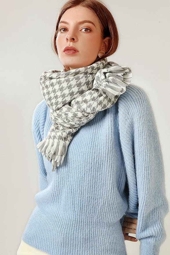 Jeelow Womens Pashmina Shawl Wrap Scarf - Elegant Dressy Evening Poncho Cape for Formal and Wedding Outfits