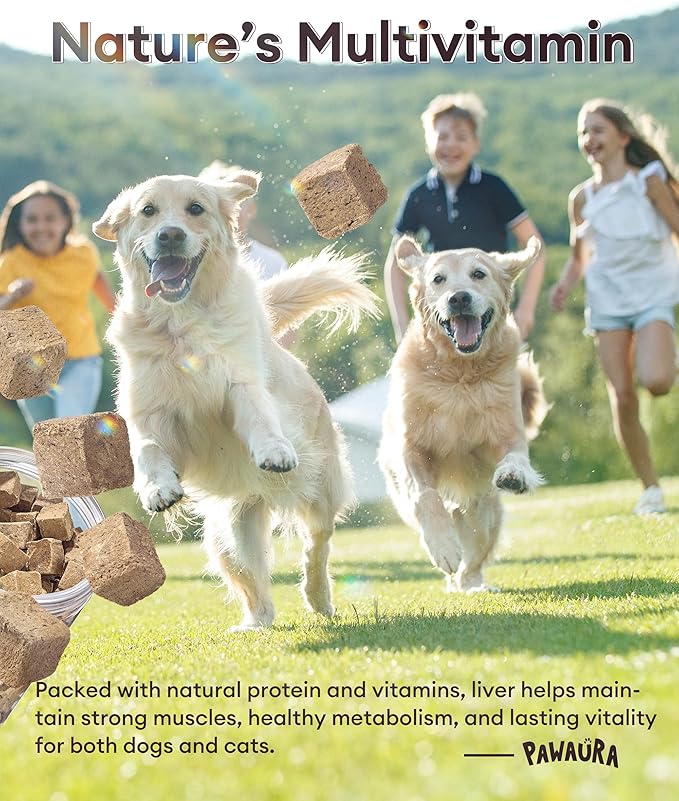 Freeze-Dried Duck Liver Treats for Dogs & Cats, Single Ingredient, High-Protein, Grain-Free, All-Natural Pet Snack, Resealable Tub, Ideal for Training or Meal Topper, 3.53oz