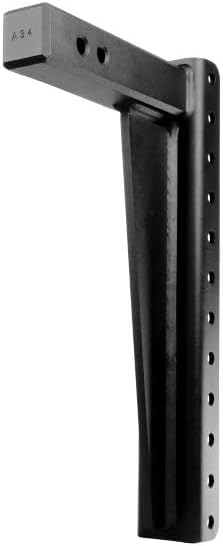 BulletProof Hitches - 2.5" Adjustable Heavy Duty Trailer Hitch (22,000 lb. Rating) - 18" Drop/Rise Trailer Hitch with 2" & 2-5/16" Dual Ball - Powder Coat, Solid Steel, Corrosion-Resistant