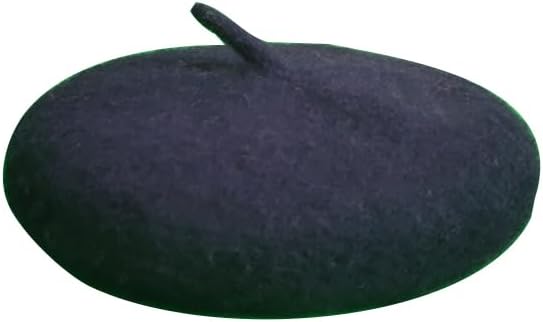 Dog Beret Hats Cats Hats Fashion Four Seasons Funny Wool Winter Pet Hat (Navy Blue)