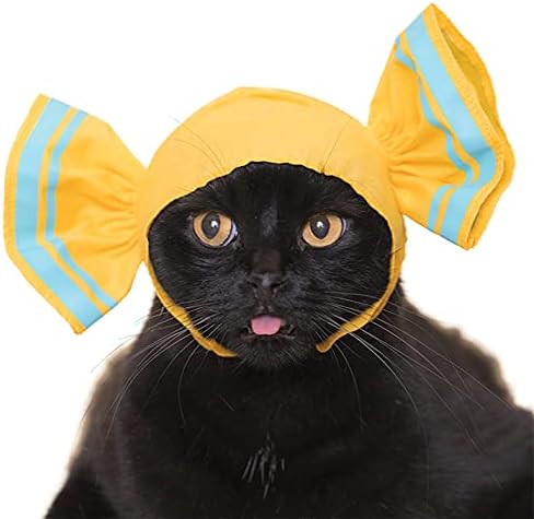 Kitan Club Cat Cap - Pet Hat Blind Box Includes 1 of 6 Cute Styles - Soft, Comfortable - Authentic Japanese Kawaii Design - Animal-Safe Materials, Premium Quality (Candy)