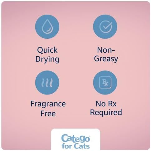 Catego for Cats Flea and Tick Treatment & Prevention (over 1.5 lbs) 3-month supply